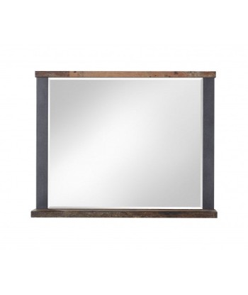 Miroir décoratif Chelsea Large Naturel / Graphite, l94xH75 cm s'inspire de l'anatomie humaine