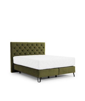 Pat tapitat cu stofa, Cortis Boxspring Verde Olive Découvrez la collection