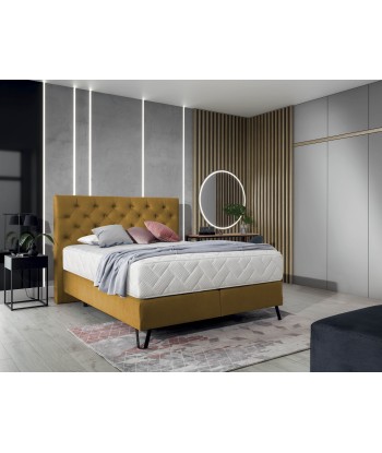 Pat tapitat cu stofa, Cortis Boxspring Velvet JUSQU'A -70%! 