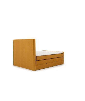 Pat rabatabil cu lada de depozitare, tapitat cu stofa, Candys Boxspring Nube prix