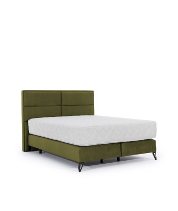 Pat tapitat cu stofa, Safro Boxspring Verde Olive acheter en ligne