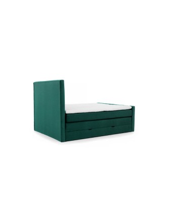 Pat rabatabil cu lada de depozitare, tapitat cu stofa, Candys Boxspring Nube prix