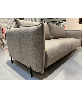 Canapé Extensible, 3 Places, Coffre de Rangement, Rembourré en Tissu, Coussins Inclus, Amalia Grej, L232xL105xH90 cm ouvre sa boutique