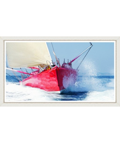 Tablou Framed Art Red Sailboat en ligne des produits 