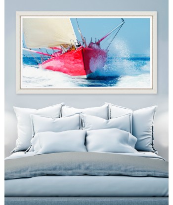 Tablou Framed Art Red Sailboat en ligne des produits 