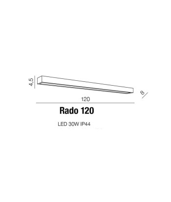 Aplica Rado 120 Crom, AZ2081 ou a consommer sur place