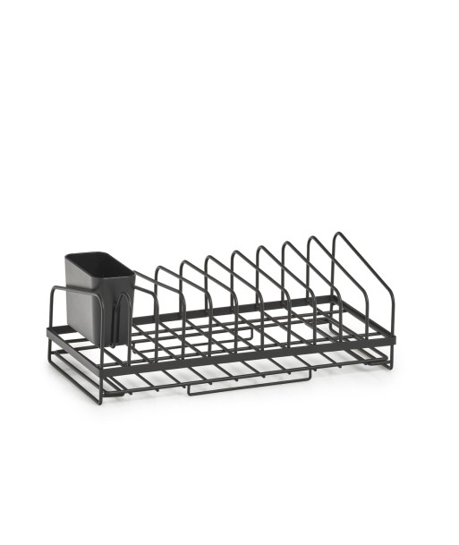 Suport uscator vase din metal, Rack Negru, L36,8xl17,5xH13,5 cm Véritable concentré