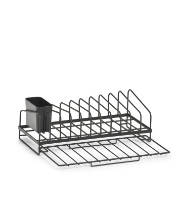 Suport uscator vase din metal, Rack Negru, L36,8xl17,5xH13,5 cm Véritable concentré