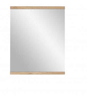 Miroir Crispin Natur placage et bois, l71xH88 cm Dans la société mordern