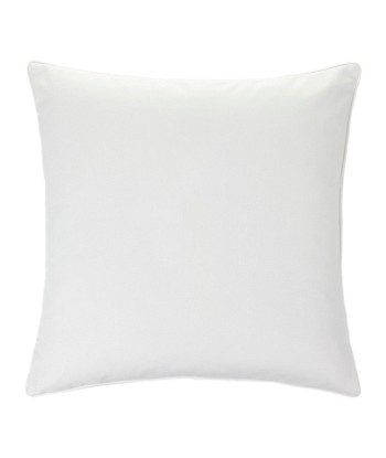 Coussin Blanc Pony Bleu Marine français