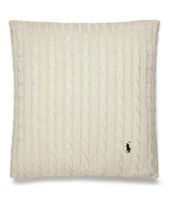 Coussin Cable Coton Cream Economisez 