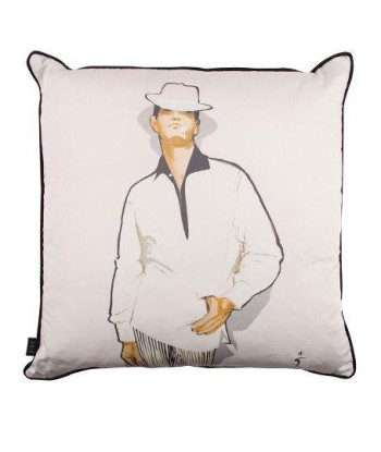 Coussin L'Homme Mystérieux - Poser outlet