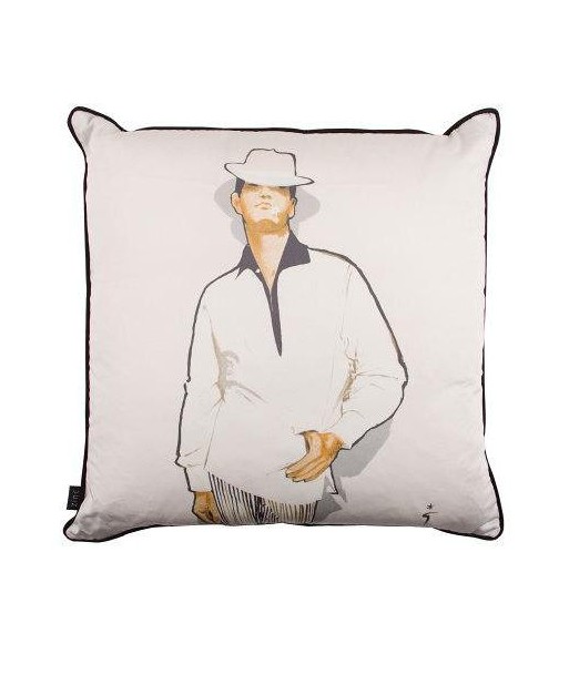 Coussin L'Homme Mystérieux - Poser outlet