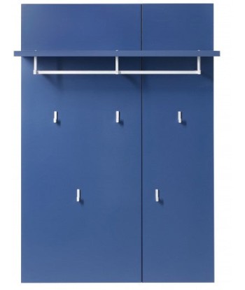 Cintre avec étagère MDF Kalis Bleu, l80xA30xH116 cm meilleur choix