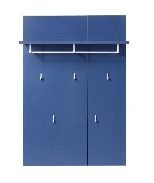 Cintre avec étagère MDF Kalis Bleu, l80xA30xH116 cm meilleur choix