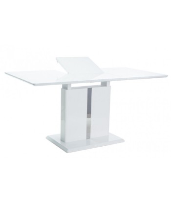 Table extensible en MDF Dallas, Blanc, L110-150xl75xH76 cm prix pour 