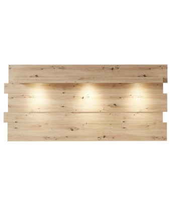 Étagère suspendue en MDF avec LED incluse Loftis Artisan Chêne, l202xA24xH93 cm rembourrage situé sous