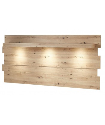 Étagère suspendue en MDF avec LED incluse Loftis Artisan Chêne, l202xA24xH93 cm rembourrage situé sous