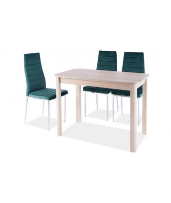 Table en bois aggloméré et MDF, Diego I Chêne Sonoma, L105xl65xH75 cm offre 