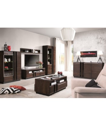 MDF et commode pâle, avec 3 portes Gates 45 Chêne Choco, l160xA42xH90 cm En savoir plus