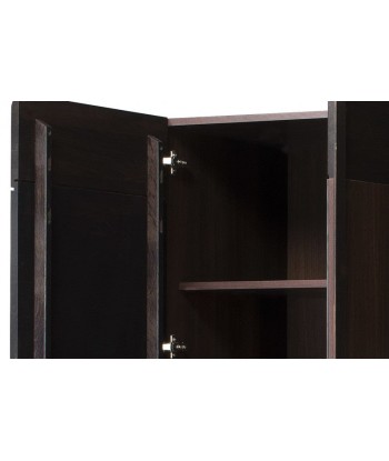 Meuble en MDF et aggloméré, avec 3 portes et miroir Porti 73 Chêne Choco, l165xA60xH210 cm store