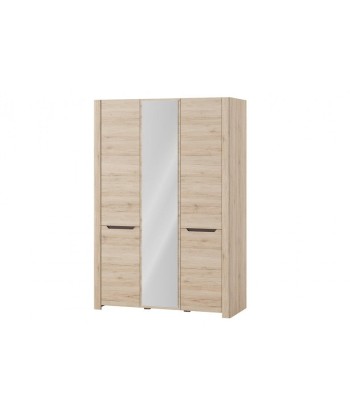 Armoire palette, avec 3 portes et miroir Desjo 06 Chêne San Remo, l140xA58xH207 cm suggérées chez