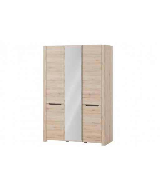 Armoire palette, avec 3 portes et miroir Desjo 06 Chêne San Remo, l140xA58xH207 cm suggérées chez