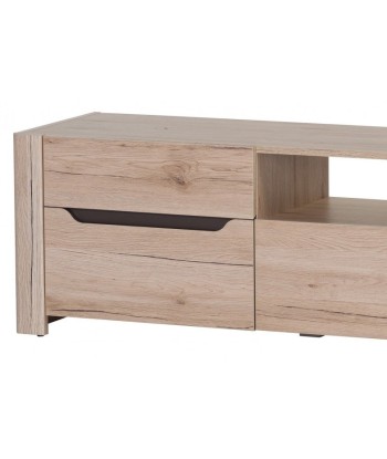 Commode TV en bois, avec 1 tiroir et 2 portes Desjo 20 Grand Chêne San Remo, l170xA42xH46 cm store