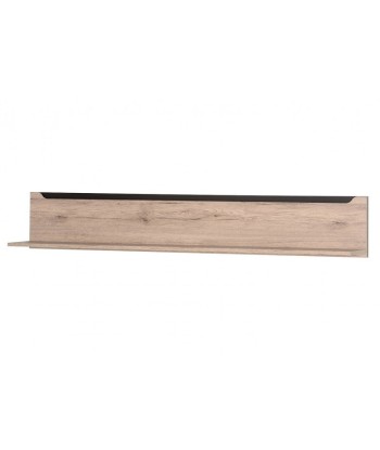 Etagère suspendue en bois Desjo 31 Large Chêne San Remo, l170xA24xH27 cm pas chere