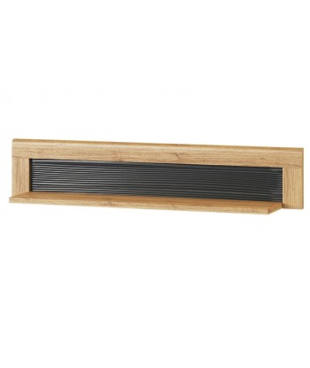 Petite étagère à palettes Kama 34 Chêne / Noir, l119xA23xH23 cm meilleur choix