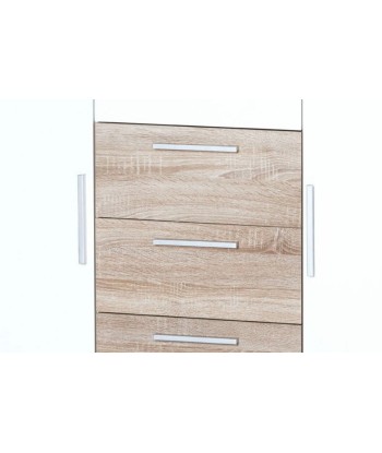 Commode 4 tiroirs et 2 portes Milo 05, l145xA38xH90 cm Amélioration de cerveau avec