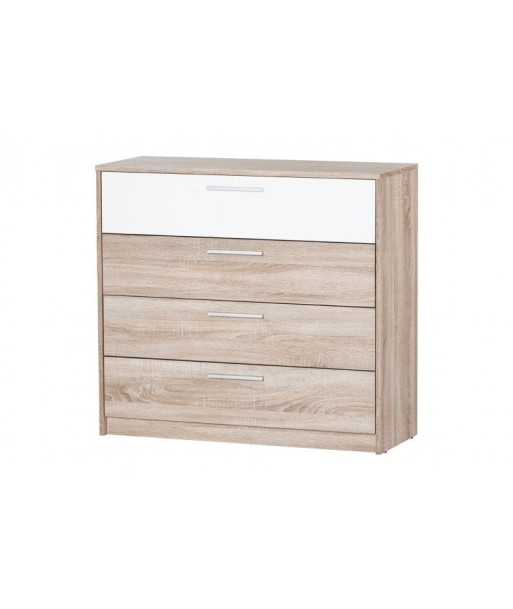 Commode 4 tiroirs Milo 06, l98xA38xH90 cm pour bénéficier 