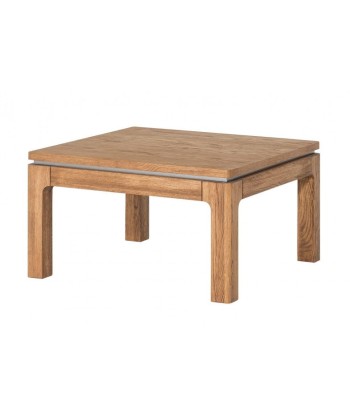 Table basse en bois et placage Montenegro 41 Chêne Rustique, L80xl80xH45 cm ouvre sa boutique