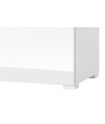 Meuble bois et MDF 2 portes Petit Gabrielle 18 Blanc, l79xA40xH43 cm online