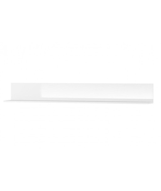 Grande étagère palette suspendue Gabrielle 24 Blanc, l165xA22xH21 cm solde