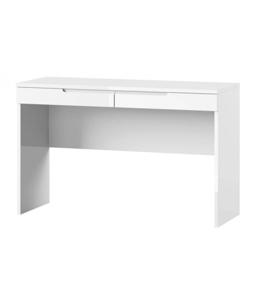 Coiffeuse en aggloméré et MDF avec 2 tiroirs Gabrielle 31 Blanc, L120xl45xH76 cm En savoir plus