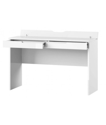 Coiffeuse en aggloméré et MDF avec 2 tiroirs Gabrielle 31 Blanc, L120xl45xH76 cm En savoir plus