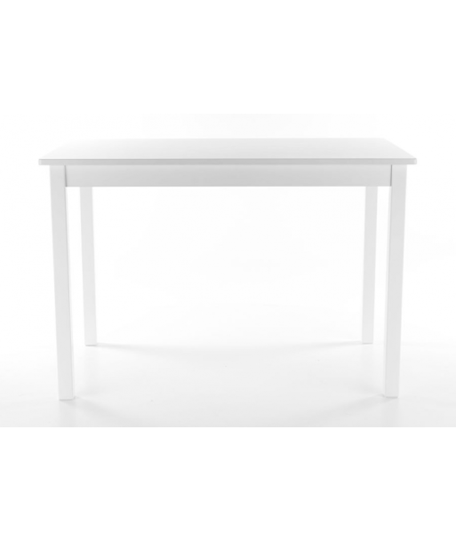 Table blanche en MDF et bois massif Fiord Blanc, L110xl70xH74 cm Comment ça marche