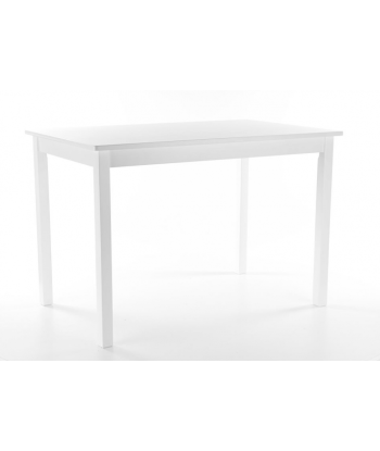 Table blanche en MDF et bois massif Fiord Blanc, L110xl70xH74 cm Comment ça marche