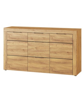 Ensemble de meubles de salon en bois, 5 pièces Kama Oak / Noir paiement sécurisé