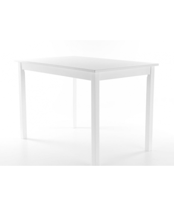 Table blanche en MDF et bois massif Fiord Blanc, L110xl70xH74 cm Comment ça marche