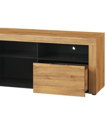 Ensemble de meubles de salon en bois, 5 pièces Kama Oak / Noir paiement sécurisé