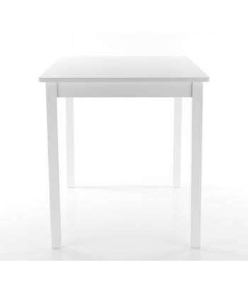 Table blanche en MDF et bois massif Fiord Blanc, L110xl70xH74 cm Comment ça marche