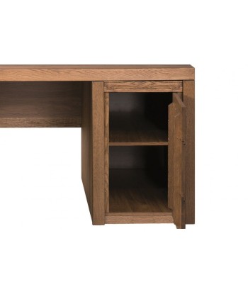 Table de bureau en placage et aggloméré, avec 3 tiroirs et 1 porte Velvet 37 Chêne Rustique, L177xl80xH78 cm sélection de produits