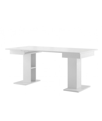 Table extensible en Star 05 Blanc pâle, L85-220xl85xH77 cm outlet