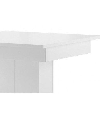 Table extensible en Star 05 Blanc pâle, L85-220xl85xH77 cm outlet