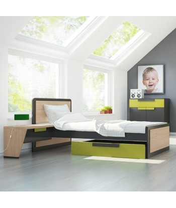 Lit enfant wow Wow Chêne / Graphite outlet