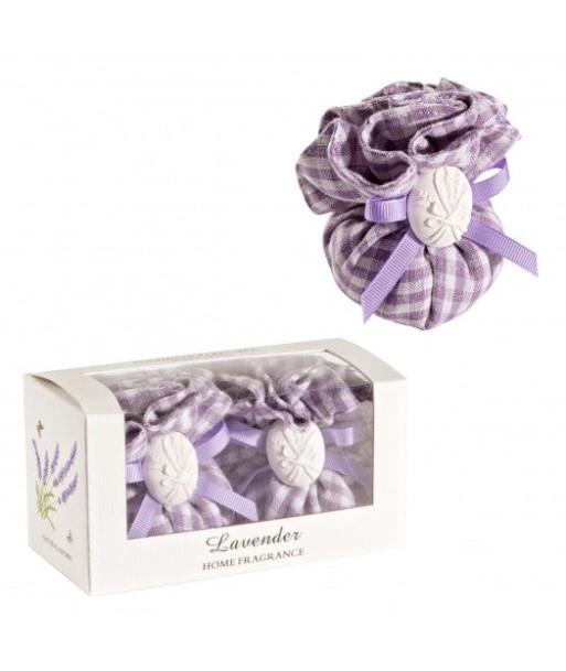 Set d'aromathérapie, 2 pièces, Lavande Blanc / Violet, L15xl6,5xH7 cm votre