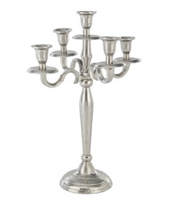 Chandelier en aluminium à 5 bras, Karan d'argent, Ø29xH39 cm l'achat 