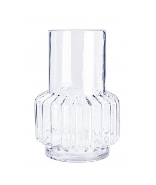 Vase décoratif en verre transparent Asira, Ø17,2xH26 cm livraison et retour toujours gratuits